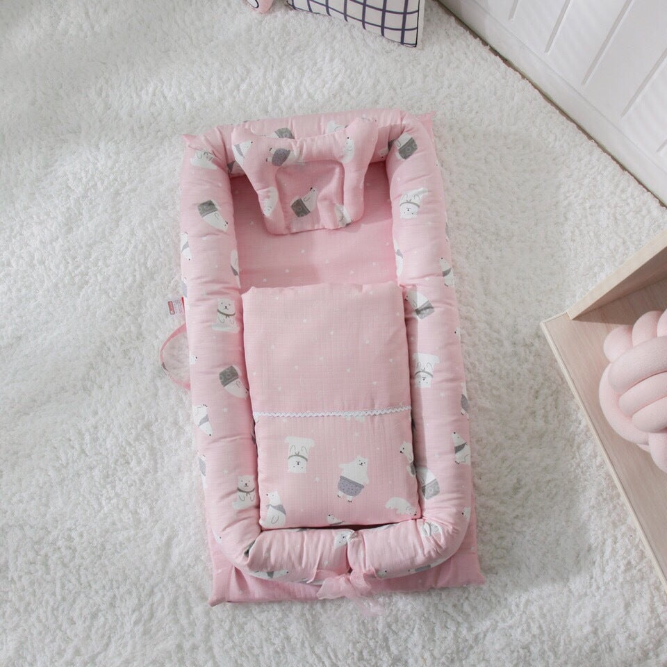 Newborn anti-fright portable bed