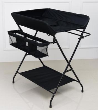 Foldable portable baby diaper table