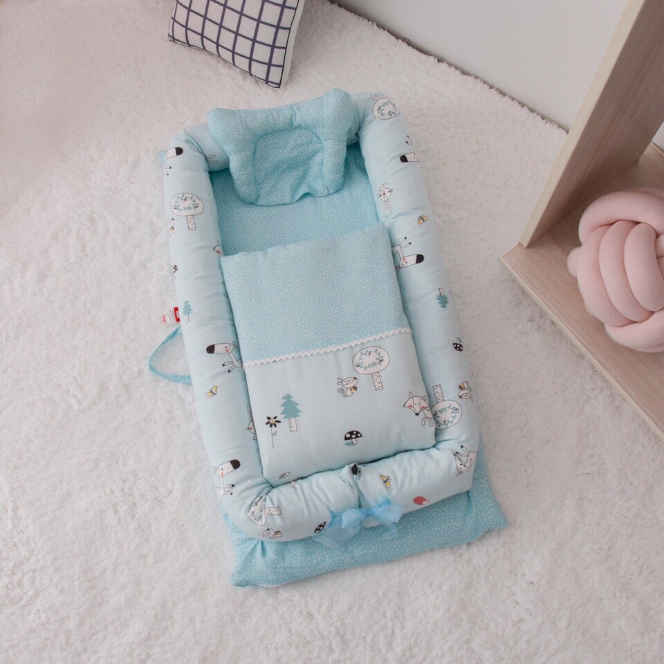 Newborn anti-fright portable bed